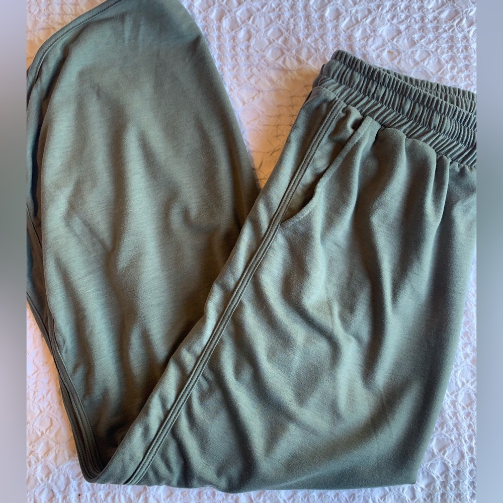 Three Bird Nest Sage Pencil Skirt - Picture 8 of 14